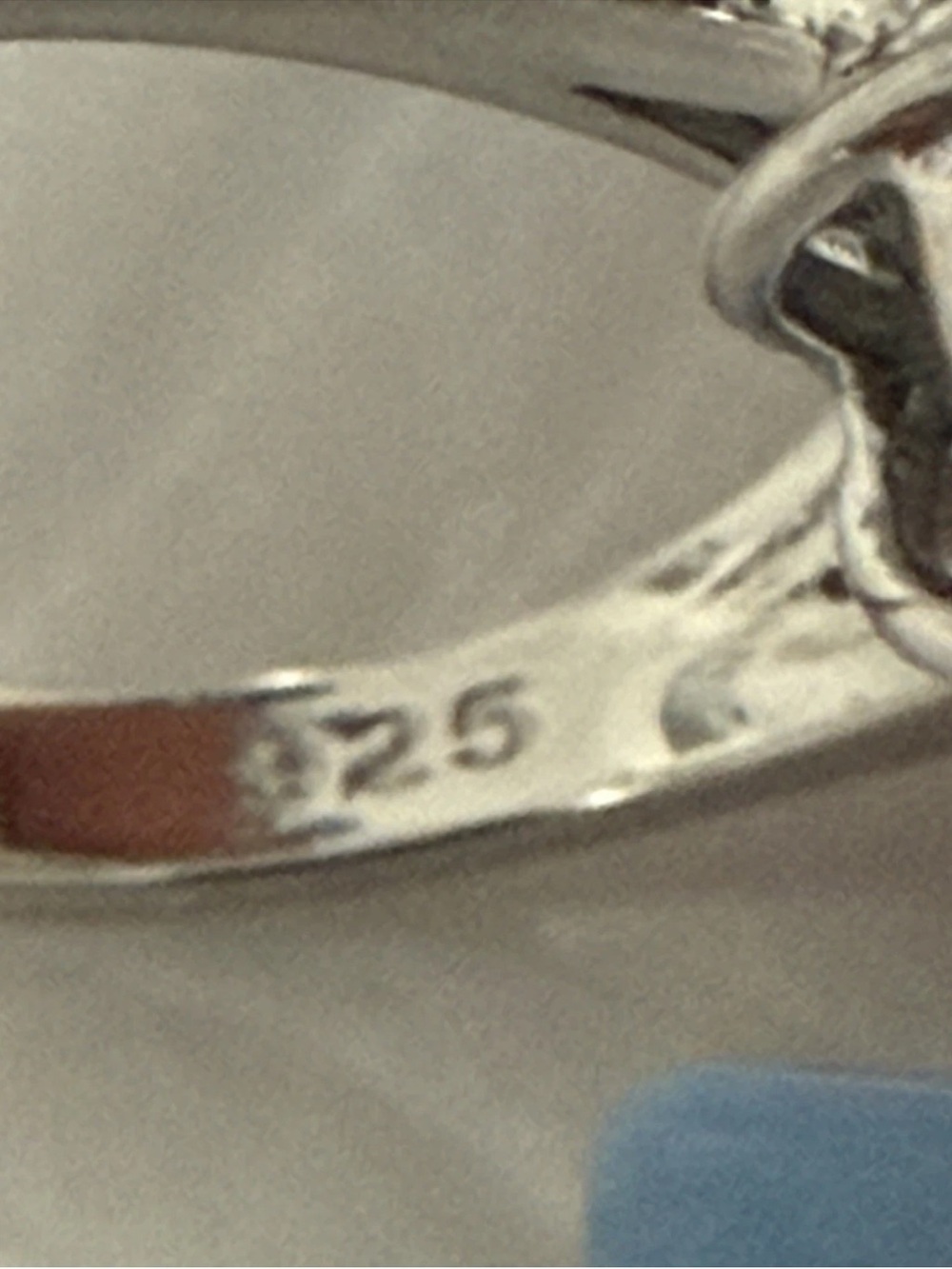 Effy 925 Sterling Silver Blue Topaz London Blue Topaziolite ladiesRing SZ 7 - Picture 4 of 5